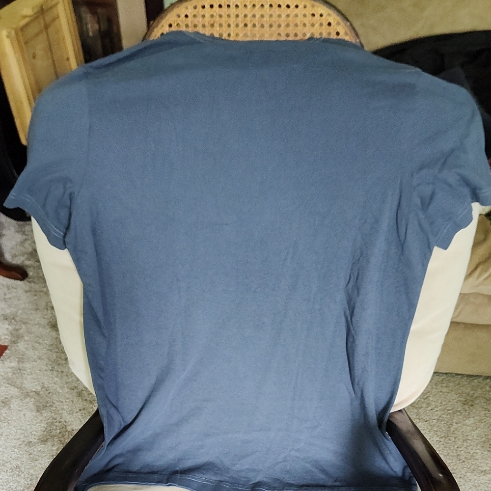 Life Is Good Blue Short Sleeve Tee Nautical Design - Picture 4 of 5
